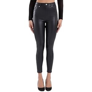 Tagoo High Waisted Faux Leather Leggings